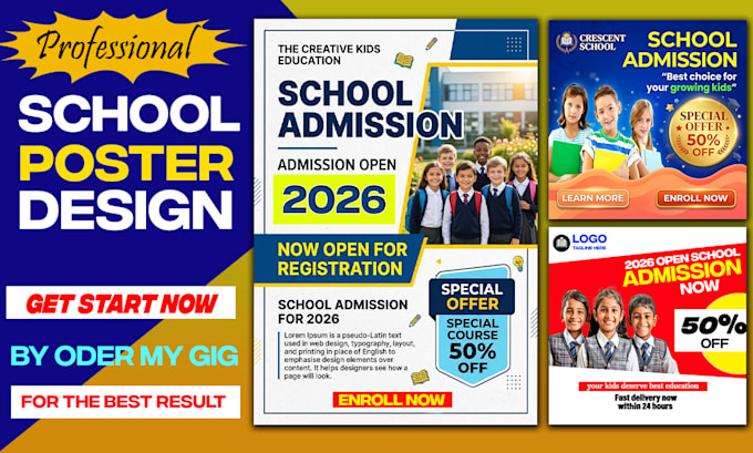do professional, attractive flyer and poster