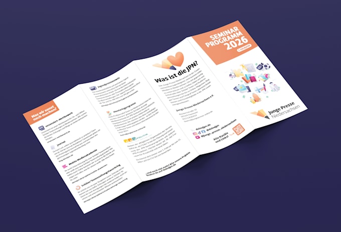 design a informational brochure for you