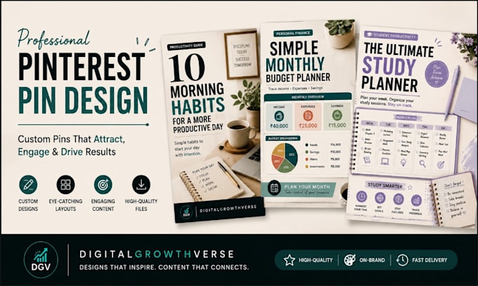 design professional pinterest pins using canva