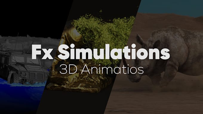 do fire, fluid, particle and rbd simulations in houdini