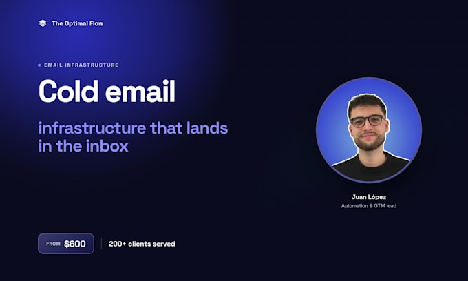 set up cold email infrastructure that lands in the inbox