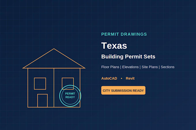 do permit drawings for texas construction projects
