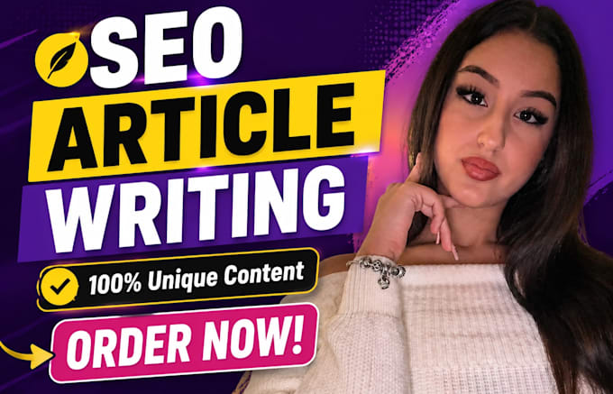 write unique SEO articles and blog posts