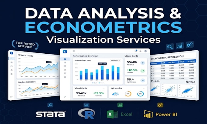 do data analysis, econometrics, and visualization