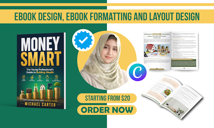 do interior book layout, ebook design, ebook formatting and layout design