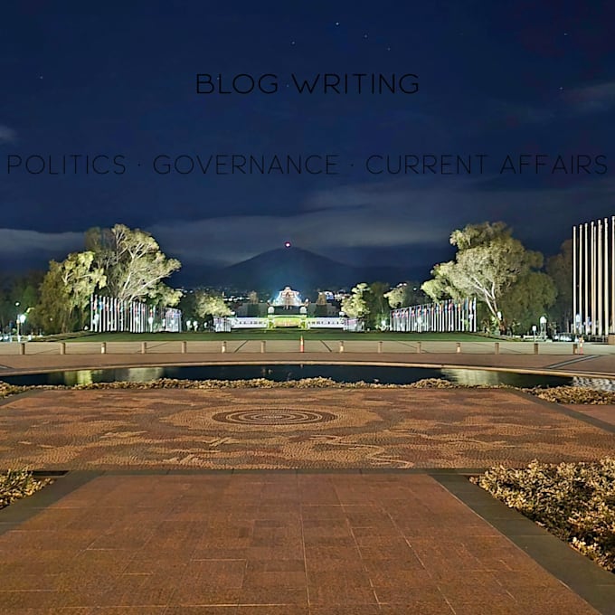 write a blog post on politics and current affairs
