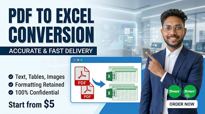 convert PDF to excel, word and editable documents