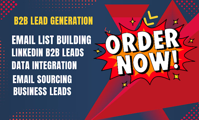 linkedin research, b2b lead generation and data entry