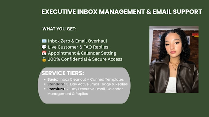 provide executive inbox management and email support