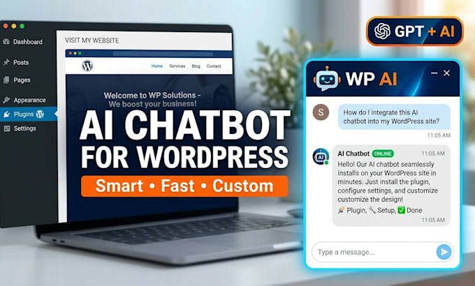 add ai chatbot to your wordpress website