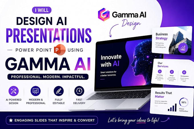 design ai presentations power point using gamma ai design