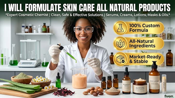formulate skincare and all natural products