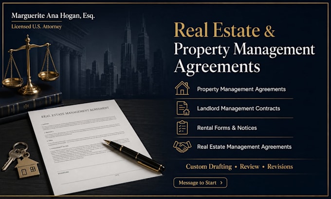 write custom rental property management documents and forms