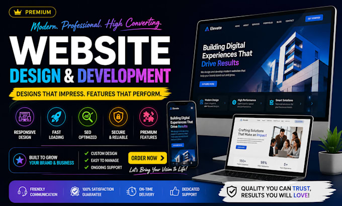 build luxury website design and website development