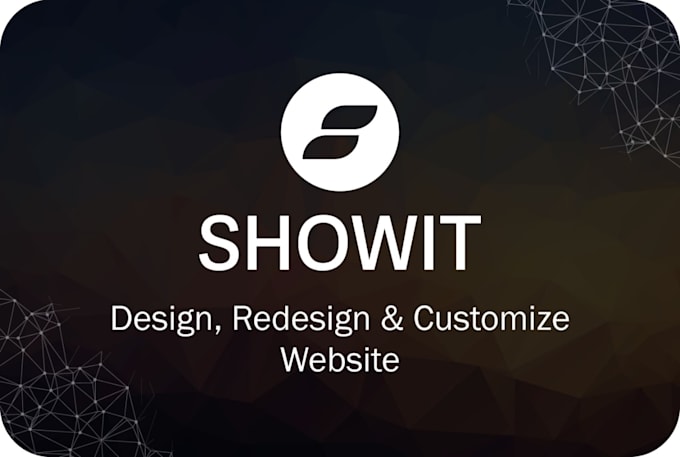 design, redesign or customize showit website or showit template