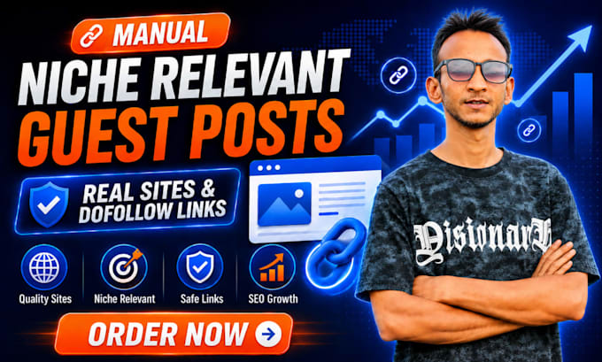 publish niche relevant guest posts on quality websites