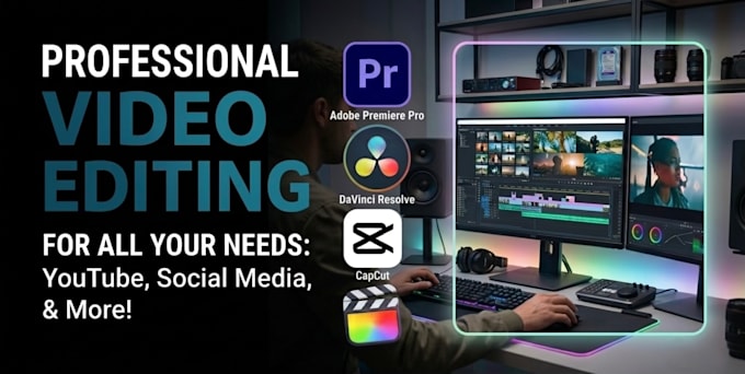 provide professional video editing and motiongraphics design