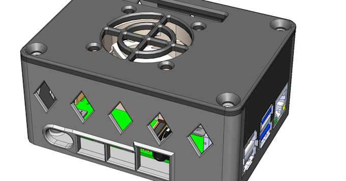 design plastic pcb enclosure, snap fit electronics casing, cnc for 3d printing