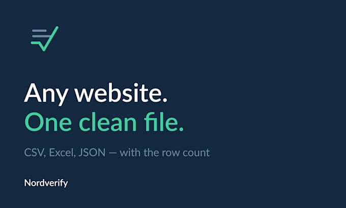 scrape websites into a clean excel or csv file