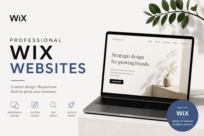 design and build a professional wix website