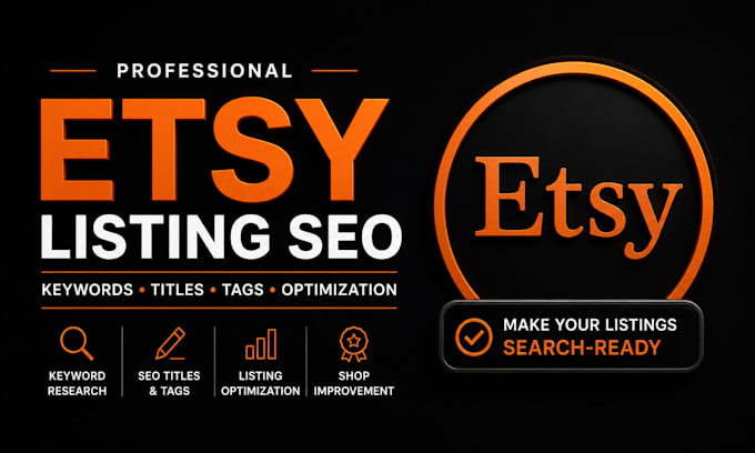 optimize etsy listings with etsy SEO keywords research etsy shop optimization