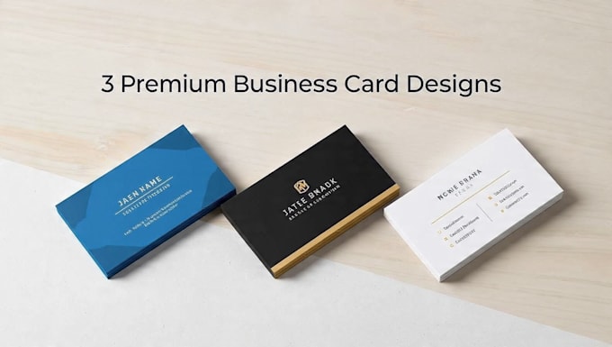 design modern business card and responsive HTML digital card