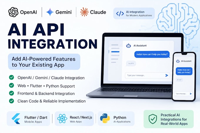 integrate openai, gemini, or claude ai into your app