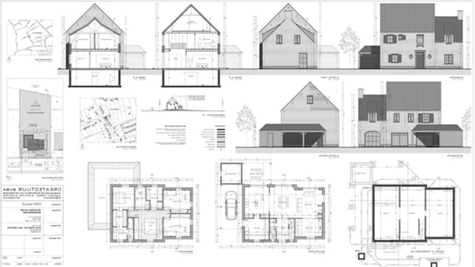 create architectural permit drawings, garage conversion and remodeling plans