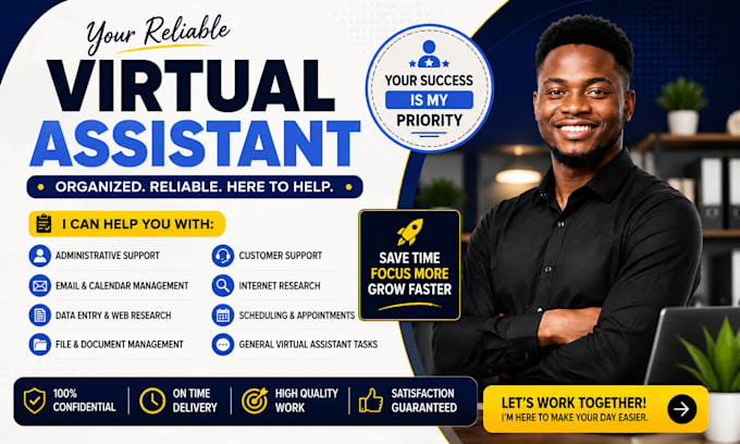 be your personal virtual assistant do multitasking virtual assistant task