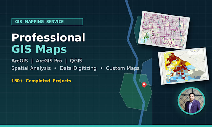 create professional gis maps using arcgis and qgis