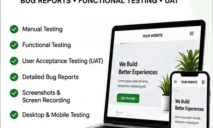 do manual testing and user acceptance testing