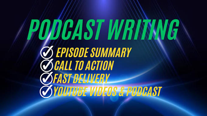 create powerful podcast scripts fast
