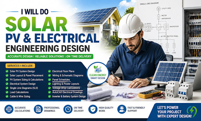 do solar pv and electrical engineering design