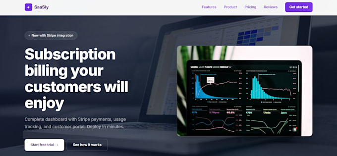 build a professional saas subscription dashboard with stripe payments