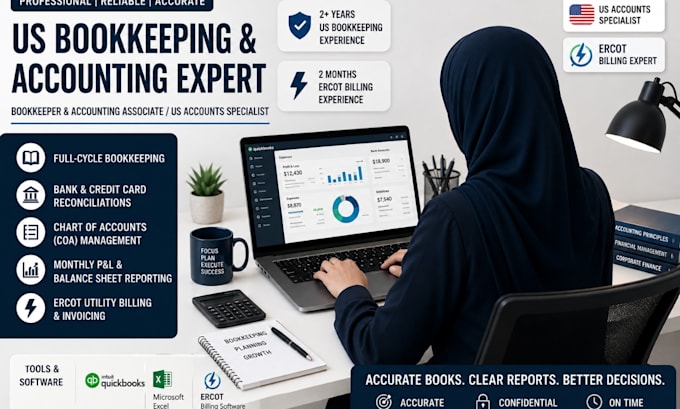 do quickbooks bookkeeping and monthly financial reports