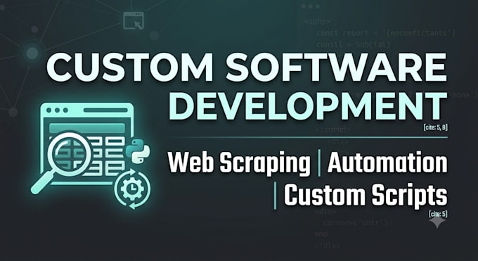 develop custom python scripts and automation tools