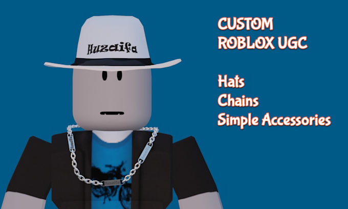 model custom roblox ugc hats, chains and accessories under 4k tris