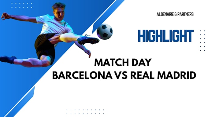 create a professional football youtube thumbnail