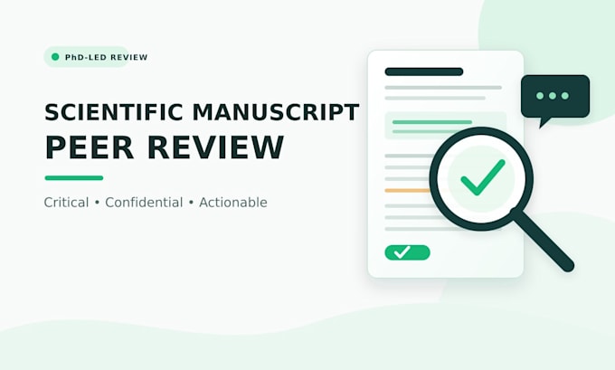 critically peer review your scientific manuscript
