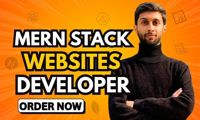 develop mern stack websites as full stack developer