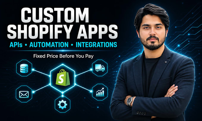do custom shopify app development and shopify API integrations