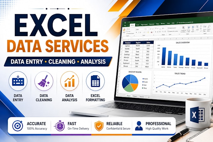 excel data entry, data cleaning and formatting