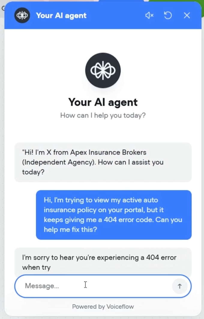 build ai chat agents with voiceflow