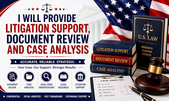provide litigation support document review and case analysis