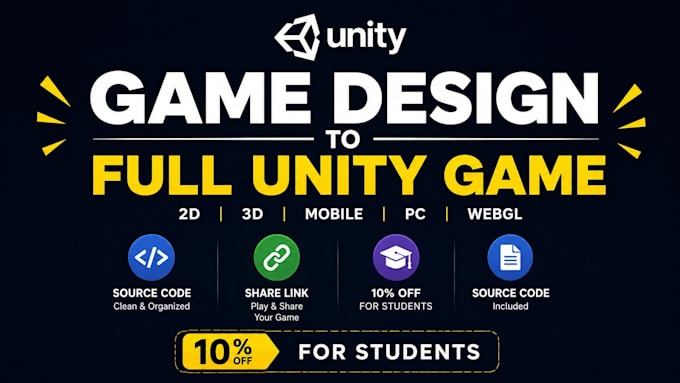 convert game design to a unity game