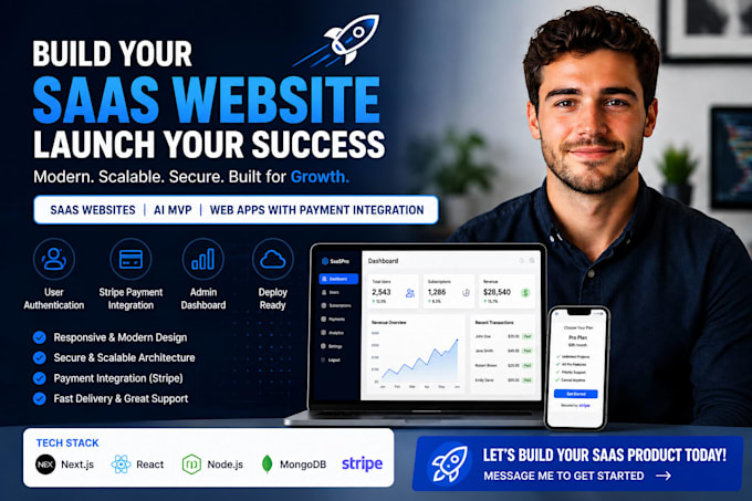 do website development saas web app development and full stack development
