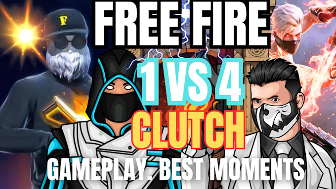 design eye catching free fire pubg gaming youtube thumbnail
