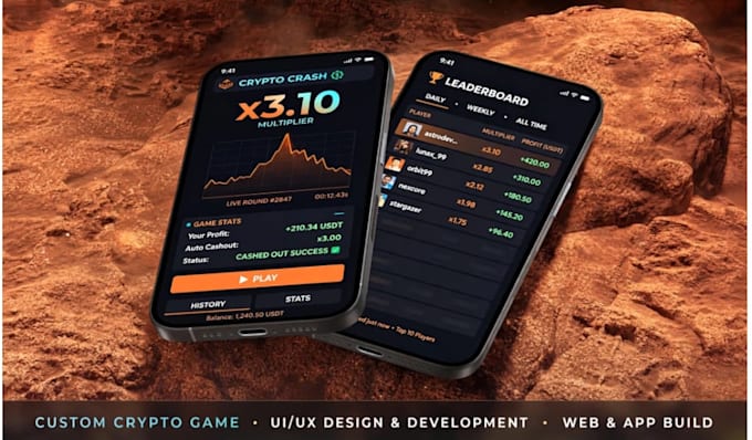 build crypto crash game website like stake and gaming platform