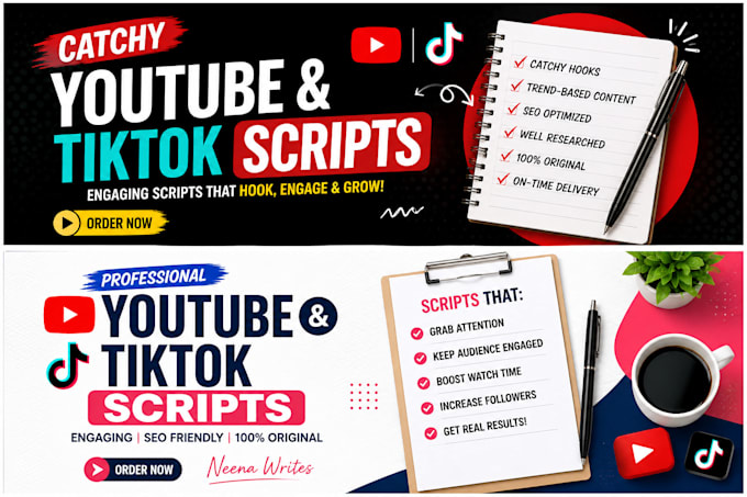 write catchy youtube and tiktok scripts