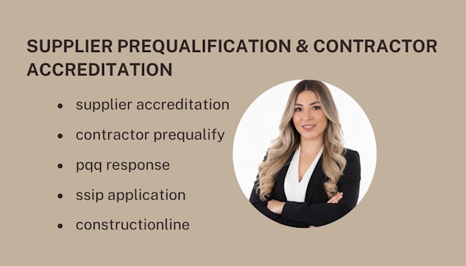 complete your supplier prequalification pqq response contractor accreditation